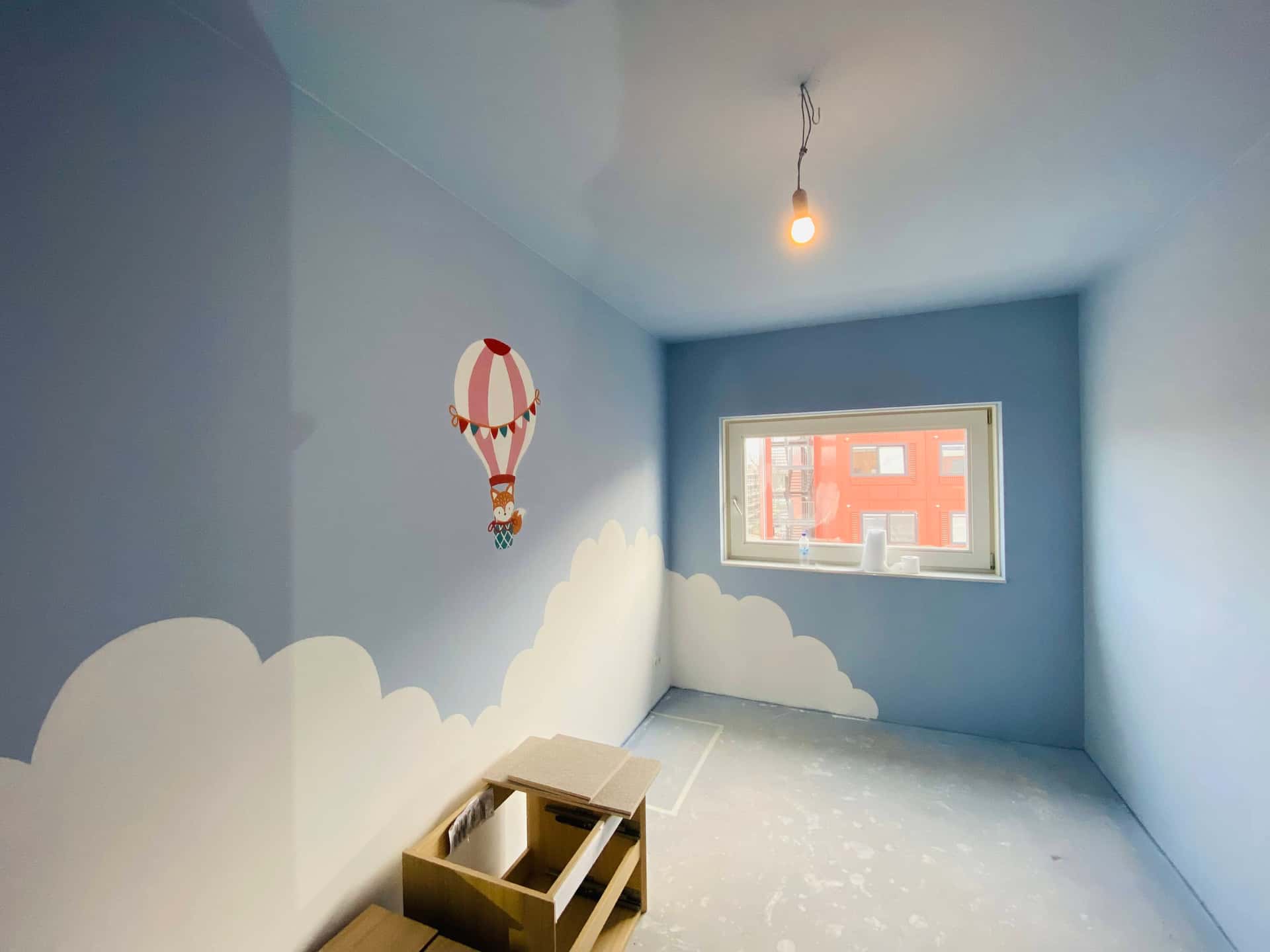 Kinderkamer — renovlies project in Wolken & luchtballon